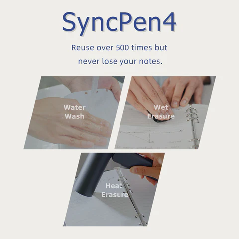 Ruột bút mực đen có thể xóa được dành cho SyncPen 4 - Ảnh 5