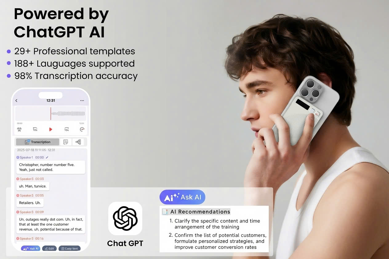 NEWYES AI Voice Recorder - Ảnh 2